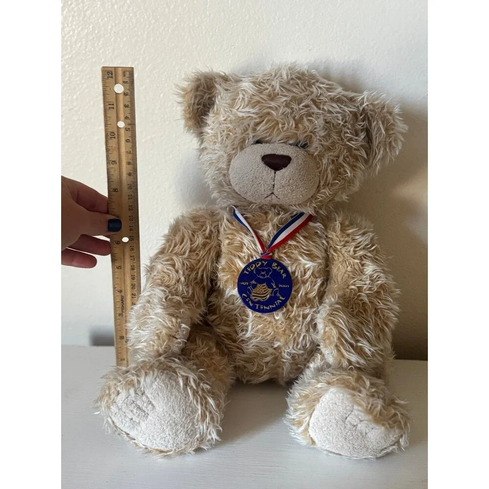 Vtg Build-A-Bear centennial collection teddy bear BABW plush 16” limited edition